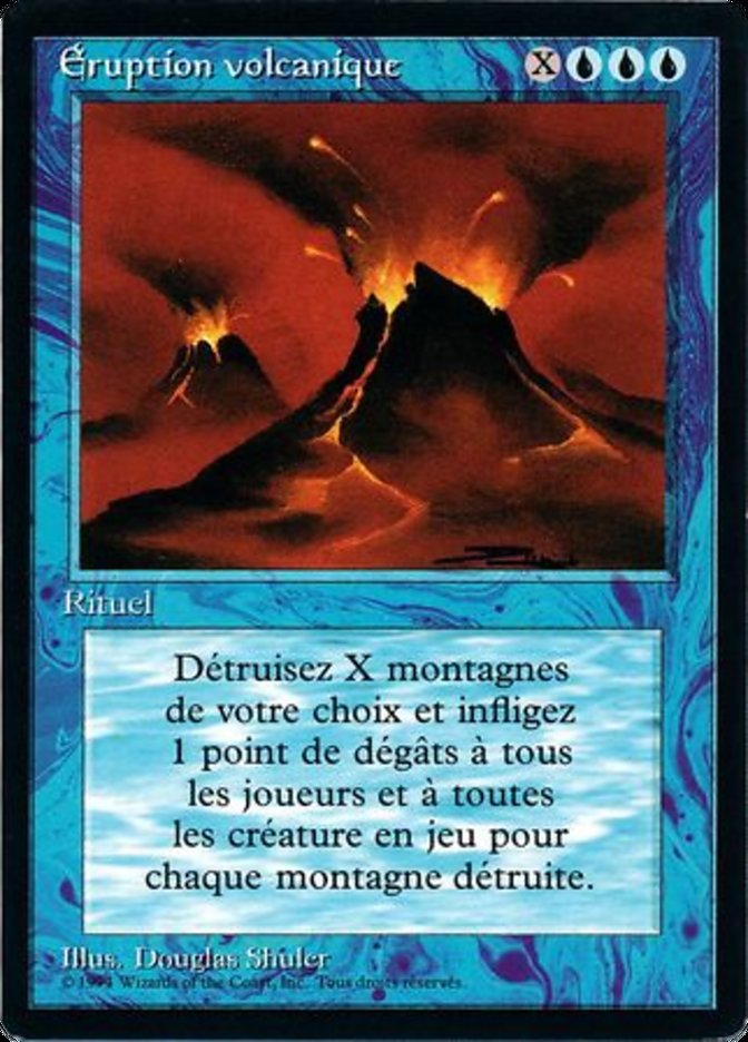 Volcanic Eruption [Foreign Black Border] | Play N Trade Winnipeg