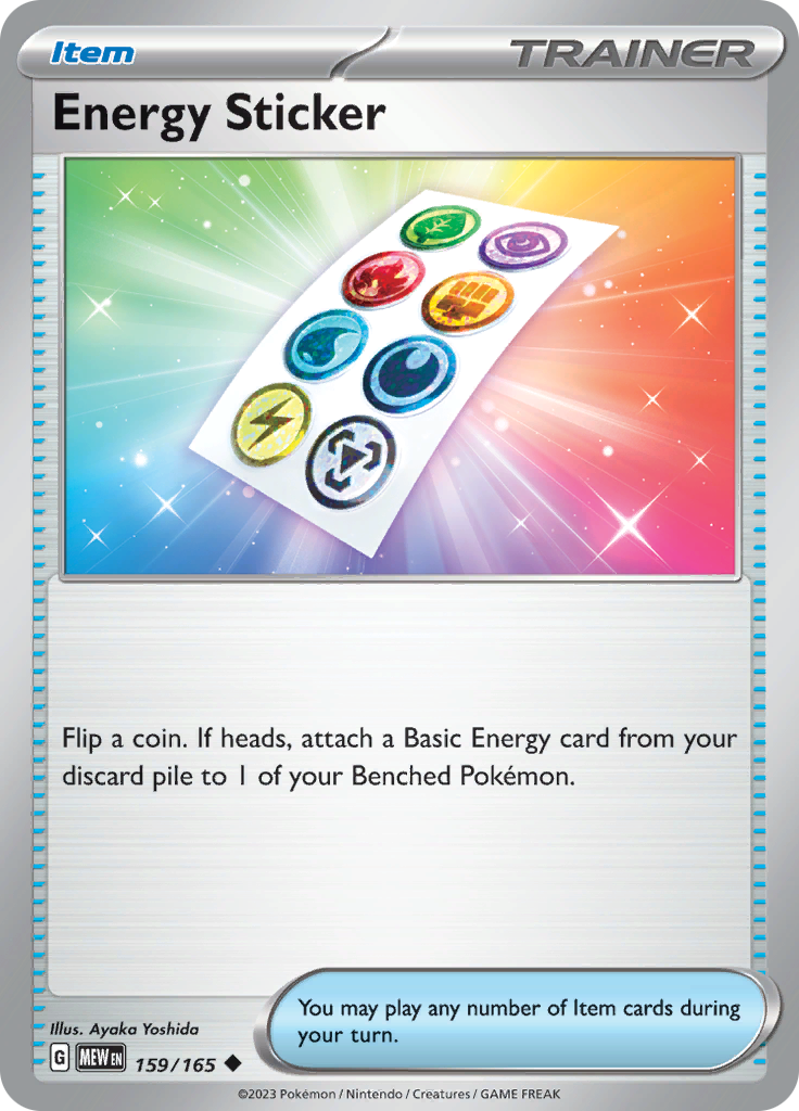 Energy Sticker (159/165) [Scarlet & Violet: 151] | Play N Trade Winnipeg