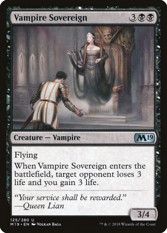 Vampire Sovereign [Core Set 2019] | Play N Trade Winnipeg