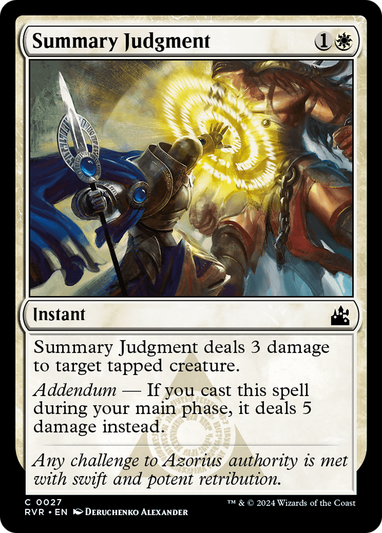 Summary Judgment [Ravnica Remastered] | Play N Trade Winnipeg