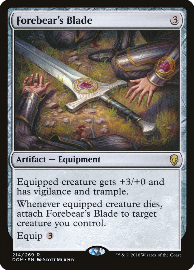 Forebear's Blade [Dominaria] | Play N Trade Winnipeg