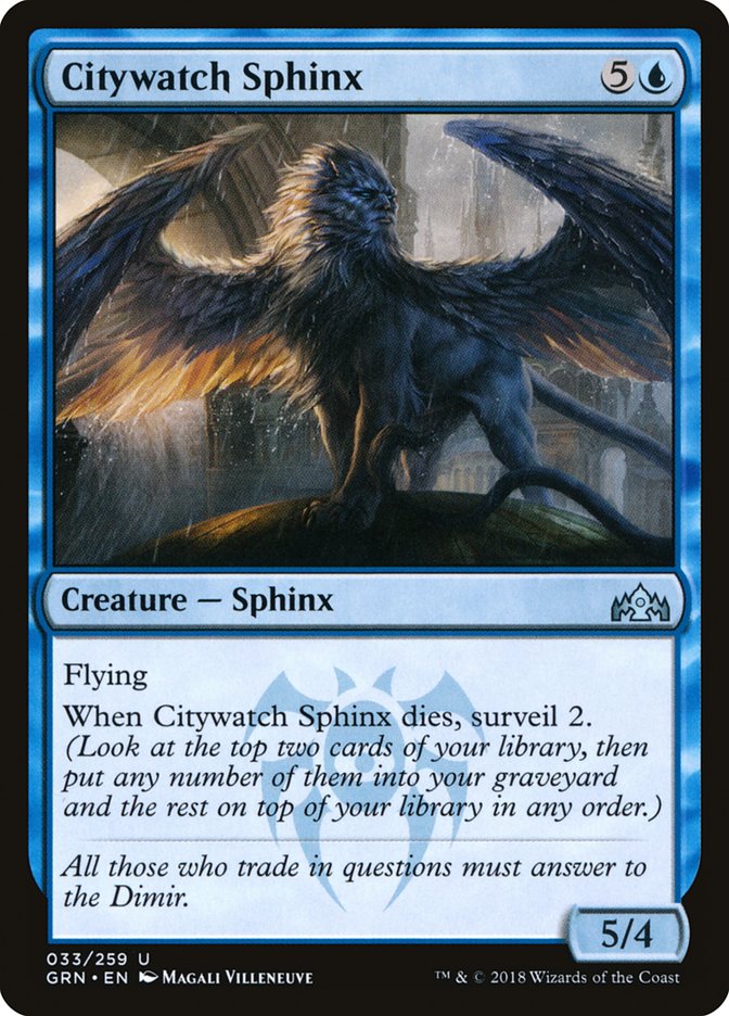 Citywatch Sphinx [Guilds of Ravnica] | Play N Trade Winnipeg