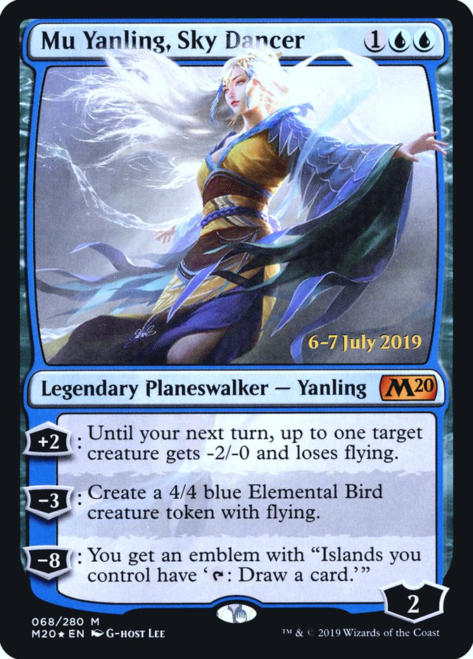 Mu Yanling, Sky Dancer  [Core Set 2020 Prerelease Promos] | Play N Trade Winnipeg