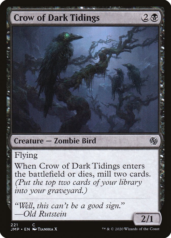 Crow of Dark Tidings [Jumpstart] | Play N Trade Winnipeg