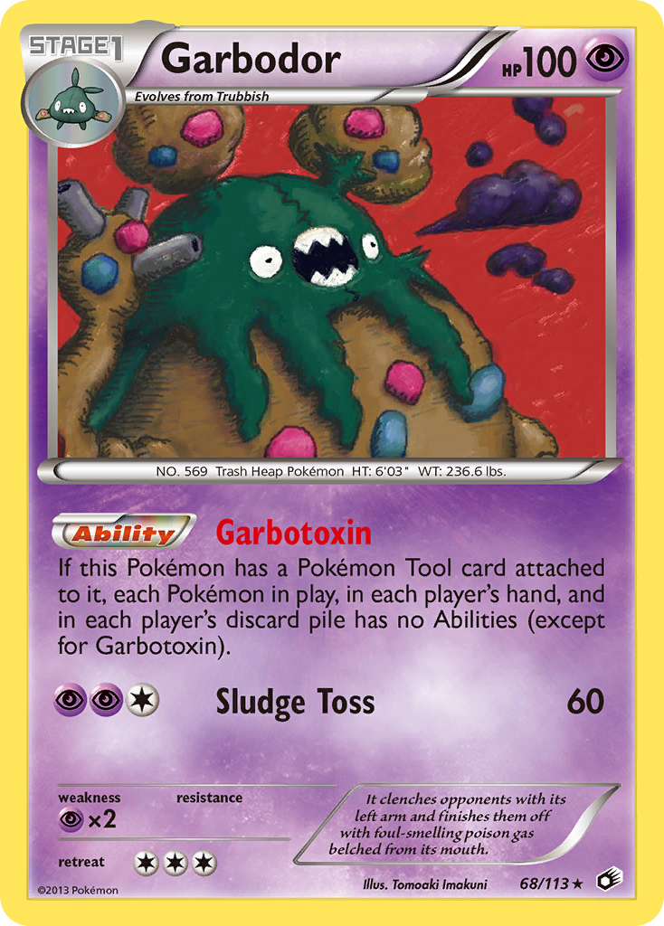 Garbodor (68/113) [Black & White: Legendary Treasures] | Play N Trade Winnipeg