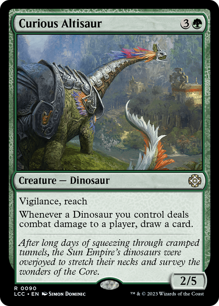 Curious Altisaur [The Lost Caverns of Ixalan Commander] | Play N Trade Winnipeg