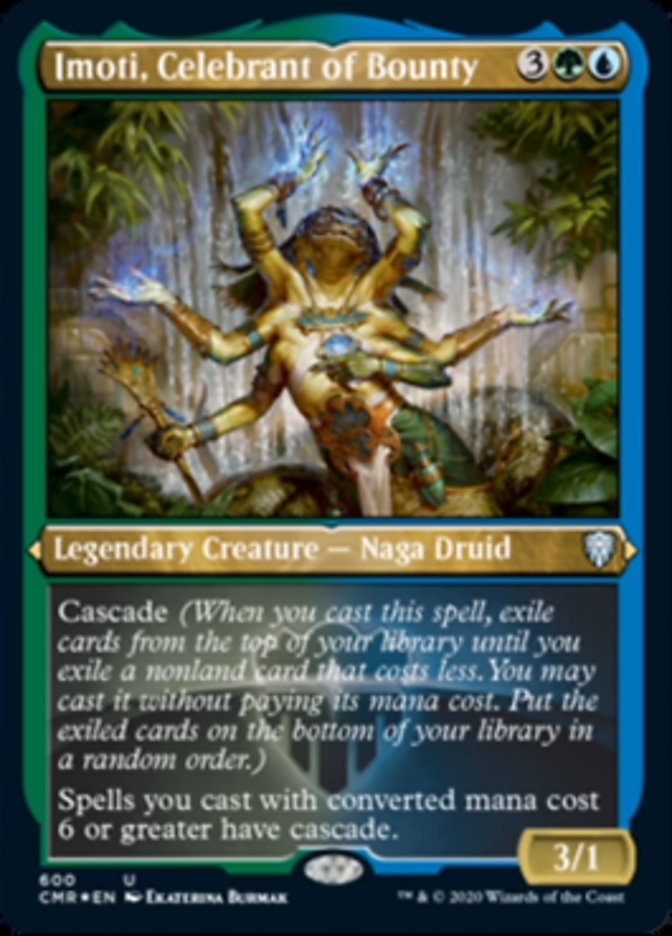 Imoti, Celebrant of Bounty (Etched) [Commander Legends] | Play N Trade Winnipeg