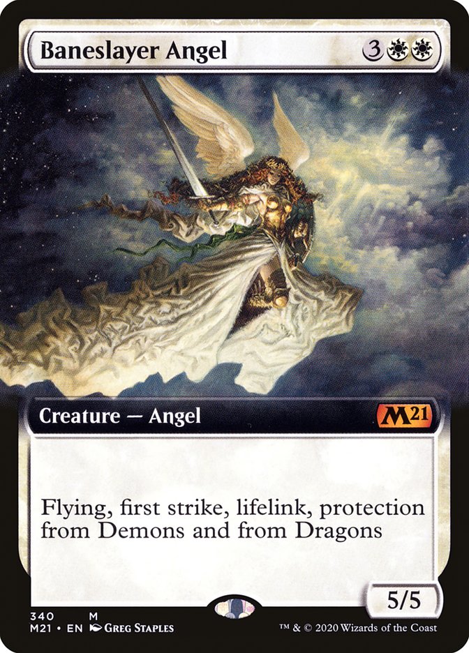 Baneslayer Angel (Extended) [Core Set 2021] | Play N Trade Winnipeg
