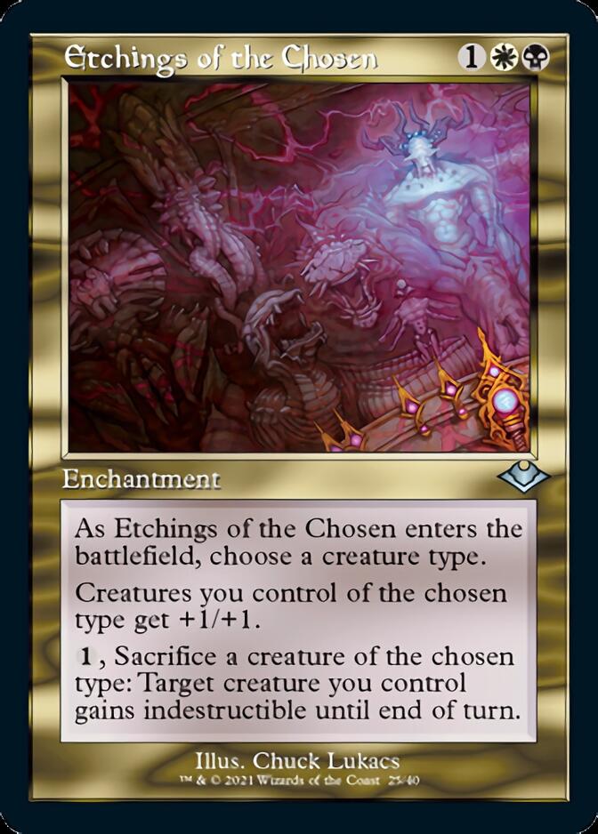 Etchings of the Chosen (Retro Foil Etched) [Modern Horizons 2] | Play N Trade Winnipeg