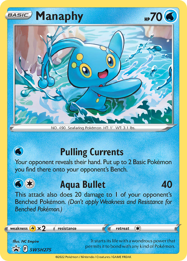 Manaphy (SWSH275) [Sword & Shield: Black Star Promos] | Play N Trade Winnipeg