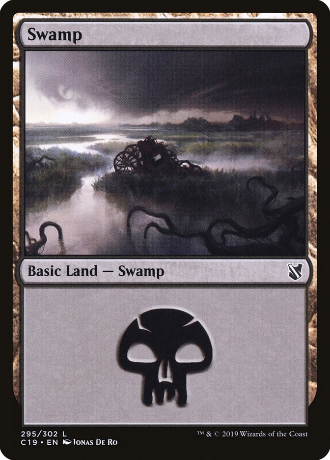 Swamp (295) [Commander 2019] | Play N Trade Winnipeg