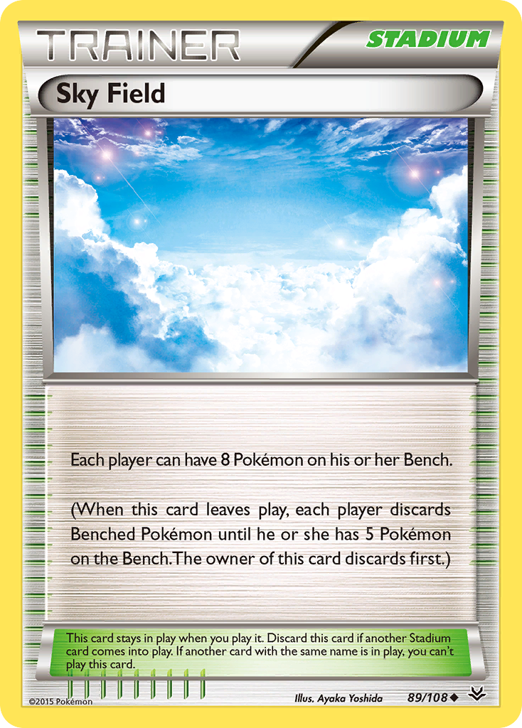 Sky Field (89/108) [XY: Roaring Skies] | Play N Trade Winnipeg