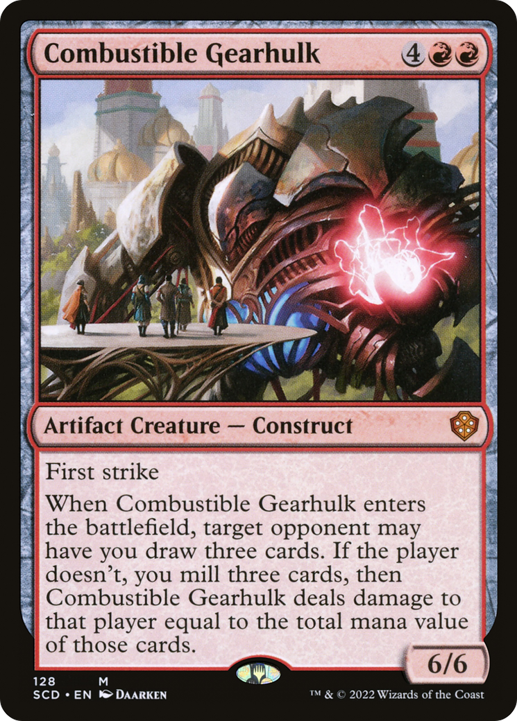 Combustible Gearhulk [Starter Commander Decks] | Play N Trade Winnipeg