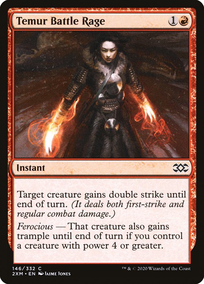 Temur Battle Rage [Double Masters] | Play N Trade Winnipeg