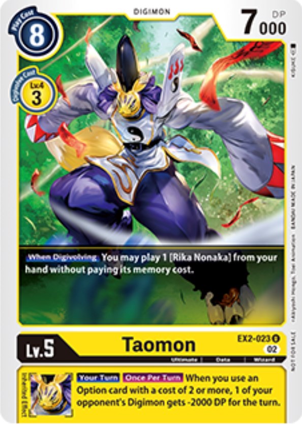 Taomon [EX2-023] (Tamer Party Vol. 6 Promo) [Digital Hazard Promos] | Play N Trade Winnipeg