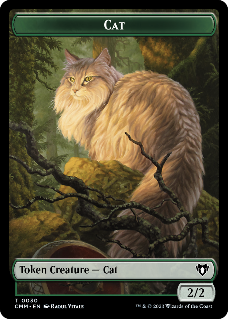 Cat Token (30) [Commander Masters Tokens] | Play N Trade Winnipeg