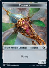 Golem (026) // Thopter Token [Commander 2021 Tokens] | Play N Trade Winnipeg