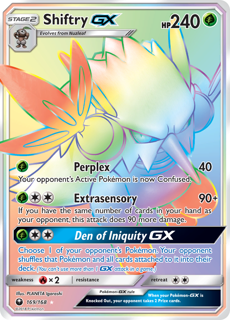 Shiftry GX (169/168) [Sun & Moon: Celestial Storm] | Play N Trade Winnipeg