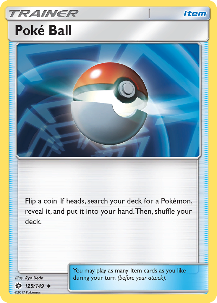 Poke Ball (125/149) [Sun & Moon: Base Set] | Play N Trade Winnipeg