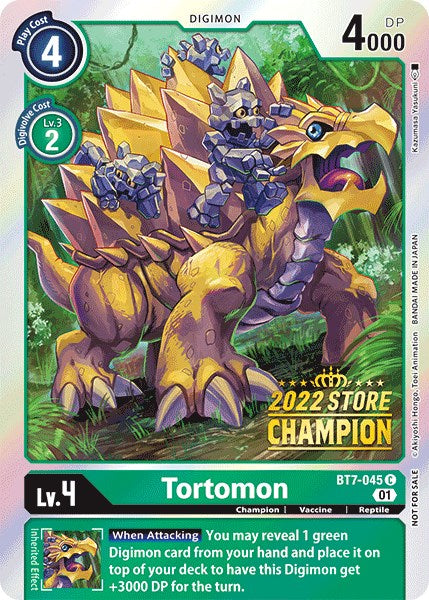 Tortomon [BT7-045] (2022 Store Champion) [Next Adventure Promos] | Play N Trade Winnipeg