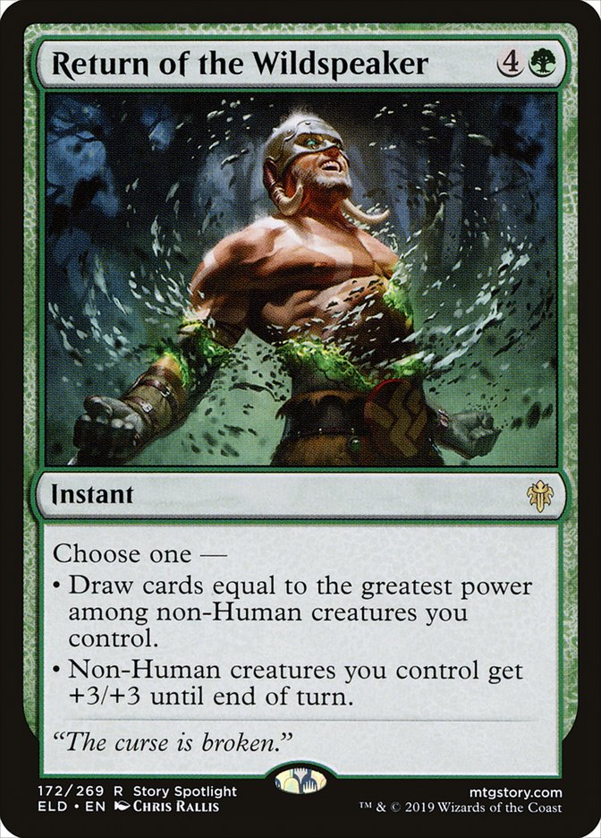 Return of the Wildspeaker [Throne of Eldraine] | Play N Trade Winnipeg