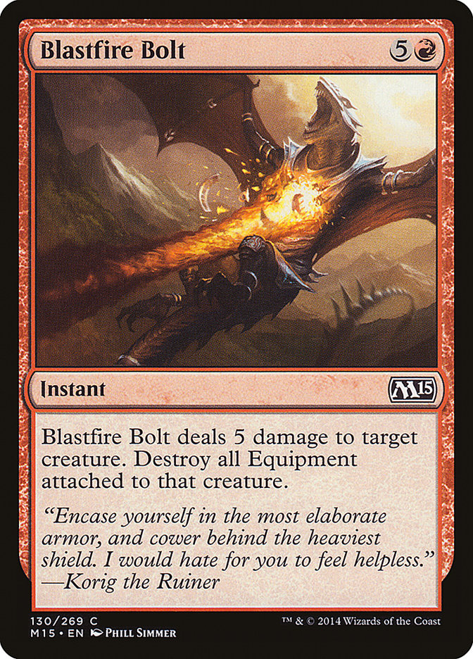 Blastfire Bolt [Magic 2015] | Play N Trade Winnipeg