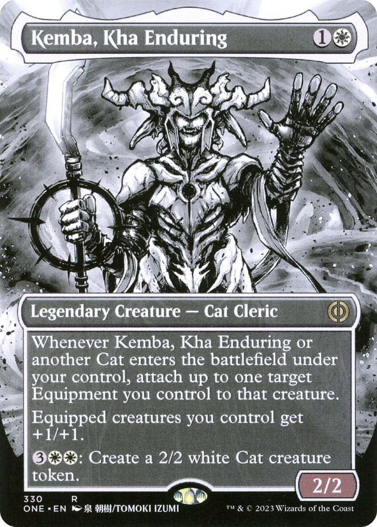 Kemba, Kha Enduring (Borderless Manga) [Phyrexia: All Will Be One] | Play N Trade Winnipeg