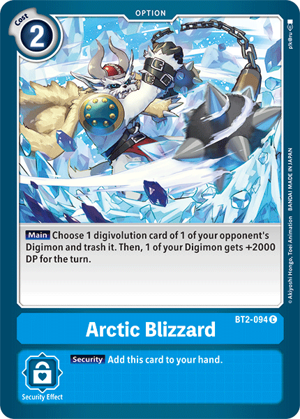 Arctic Blizzard [BT2-094] [Release Special Booster Ver.1.5] | Play N Trade Winnipeg