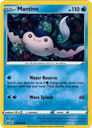 Mantine (SWSH026) [Sword & Shield: Black Star Promos] | Play N Trade Winnipeg