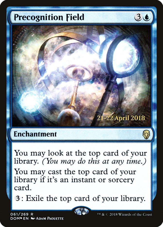 Precognition Field  [Dominaria Prerelease Promos] | Play N Trade Winnipeg