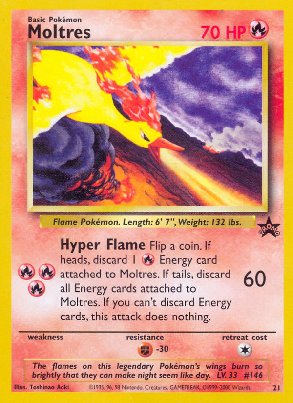 Moltres (21) [Wizards of the Coast: Black Star Promos] | Play N Trade Winnipeg