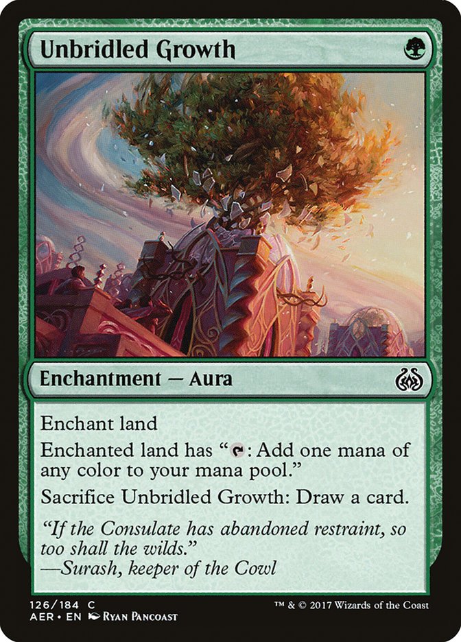 Unbridled Growth [Aether Revolt] | Play N Trade Winnipeg