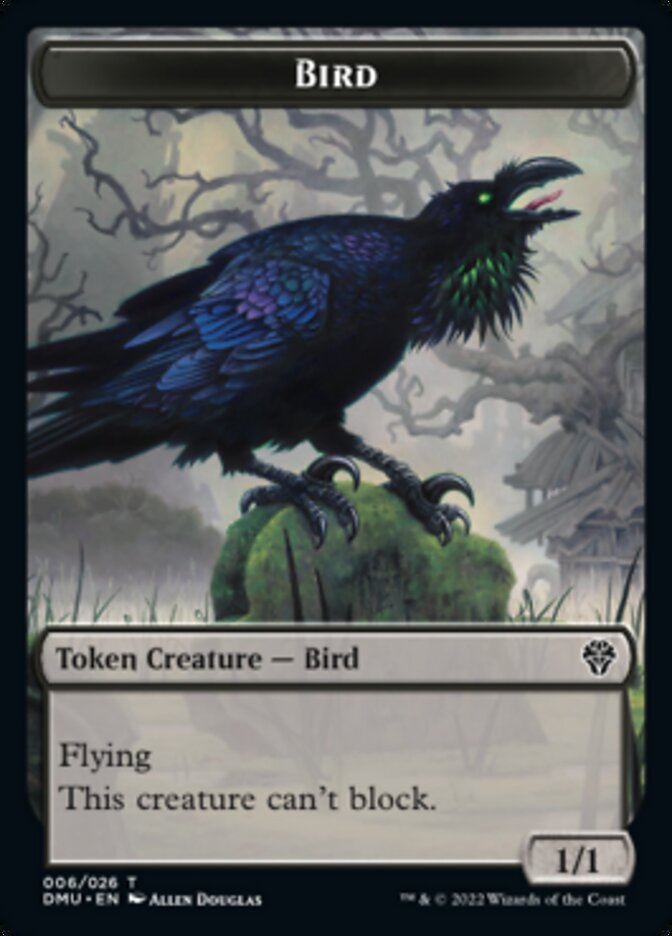 Soldier // Bird (006) Double-sided Token [Dominaria United Tokens] | Play N Trade Winnipeg