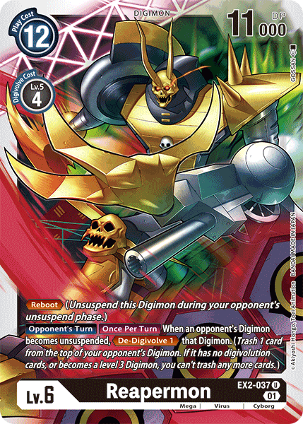 Reapermon [EX2-037] [Digital Hazard] | Play N Trade Winnipeg