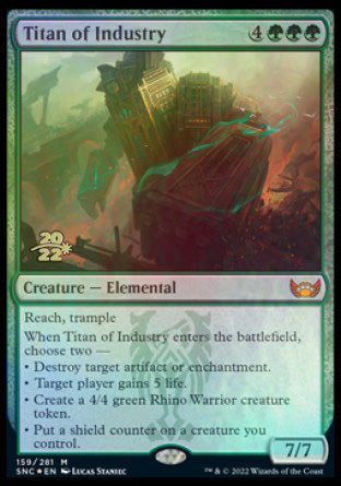 Titan of Industry [Streets of New Capenna Prerelease Promos] | Play N Trade Winnipeg