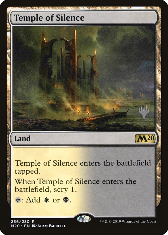 Temple of Silence (Promo Pack) [Core Set 2020 Promos] | Play N Trade Winnipeg
