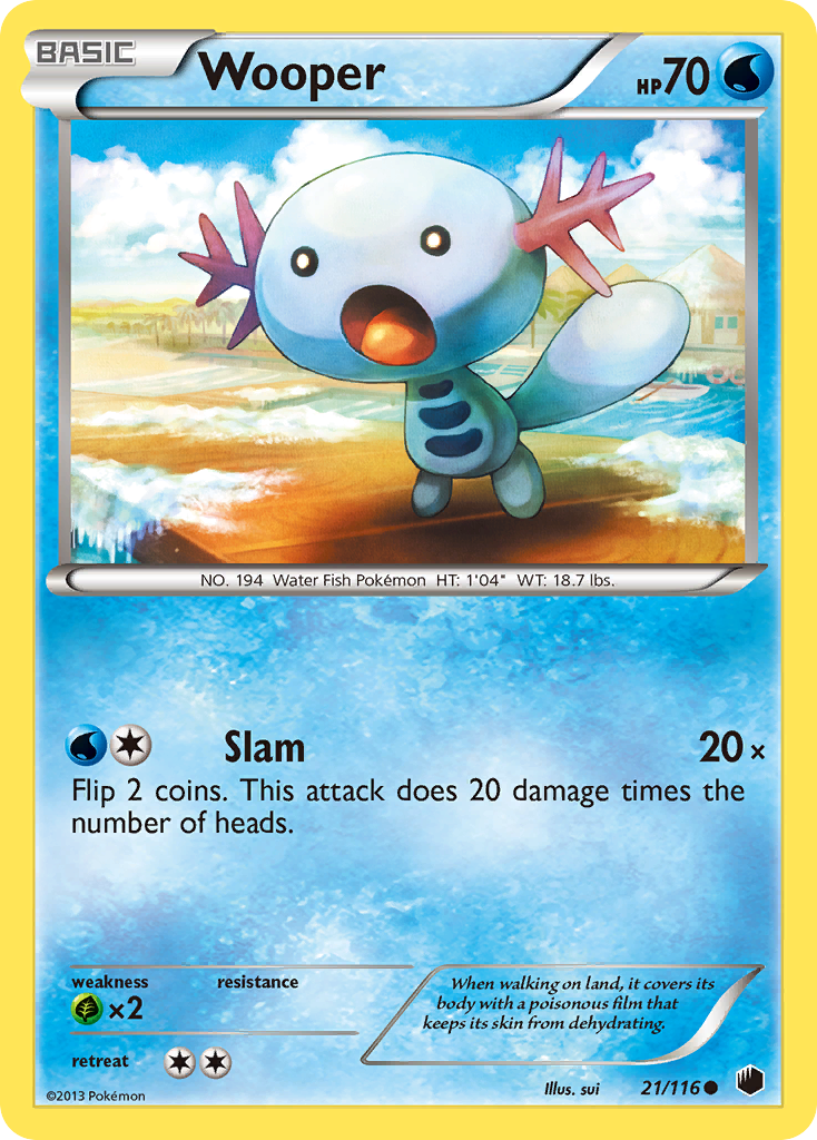 Wooper (21/116) [Black & White: Plasma Freeze] | Play N Trade Winnipeg