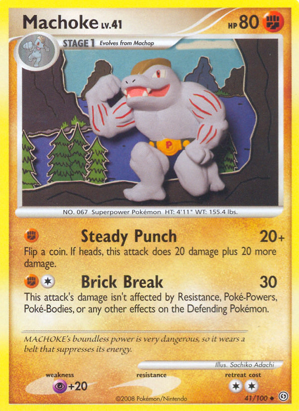 Machoke (41/100) [Diamond & Pearl: Stormfront] | Play N Trade Winnipeg