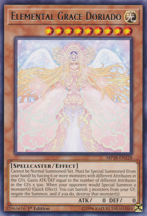 Elemental Grace Doriado [MP18-EN128] Rare | Play N Trade Winnipeg