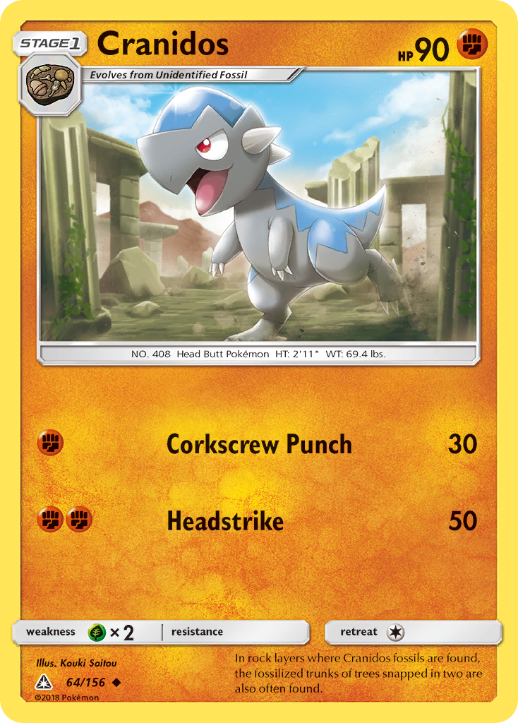 Cranidos (64/156) [Sun & Moon: Ultra Prism] | Play N Trade Winnipeg