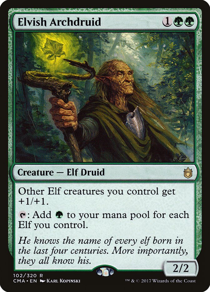 Elvish Archdruid [Commander Anthology] | Play N Trade Winnipeg