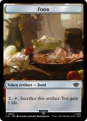 Treasure // Food (0023) Double-Sided Token (Surge Foil) [The Lord of the Rings: Tales of Middle-Earth Tokens] | Play N Trade Winnipeg
