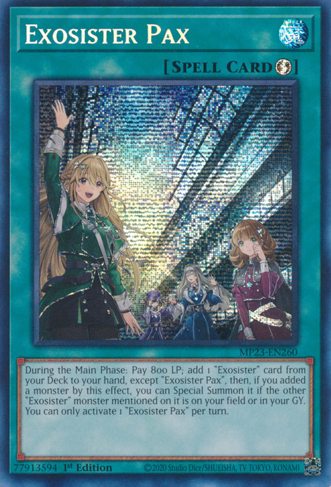 Exosister Pax [MP23-EN260] Prismatic Secret Rare | Play N Trade Winnipeg