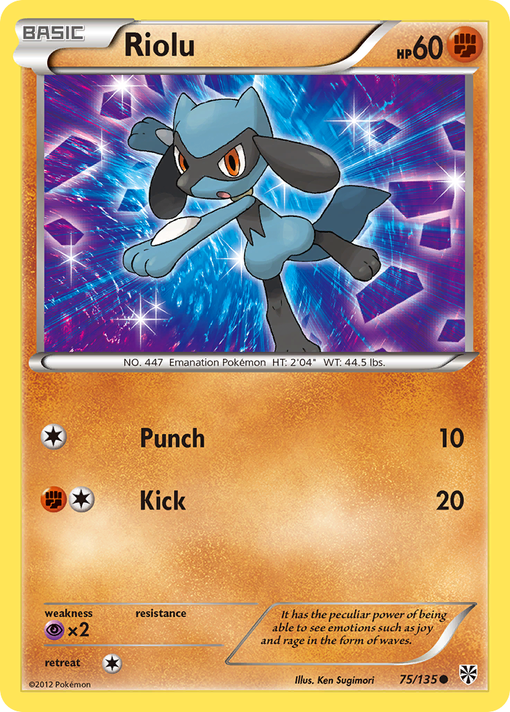 Riolu (75/135) [Black & White: Plasma Storm] | Play N Trade Winnipeg