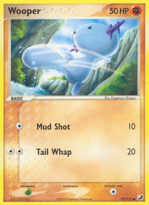 Wooper (79/115) [EX: Unseen Forces] | Play N Trade Winnipeg