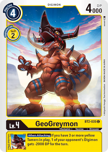 GeoGreymon [BT2-035] [Release Special Booster Ver.1.5] | Play N Trade Winnipeg