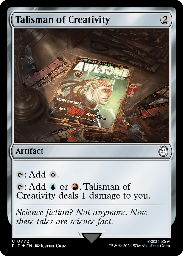 Talisman of Creativity (Surge Foil) [Fallout] | Play N Trade Winnipeg