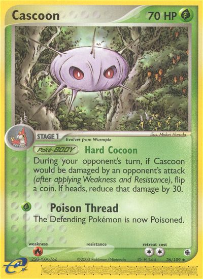 Cascoon (26/109) [EX: Ruby & Sapphire] | Play N Trade Winnipeg