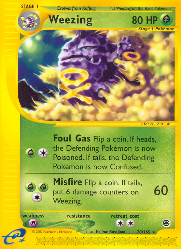 Weezing (70/165) [Expedition: Base Set] | Play N Trade Winnipeg