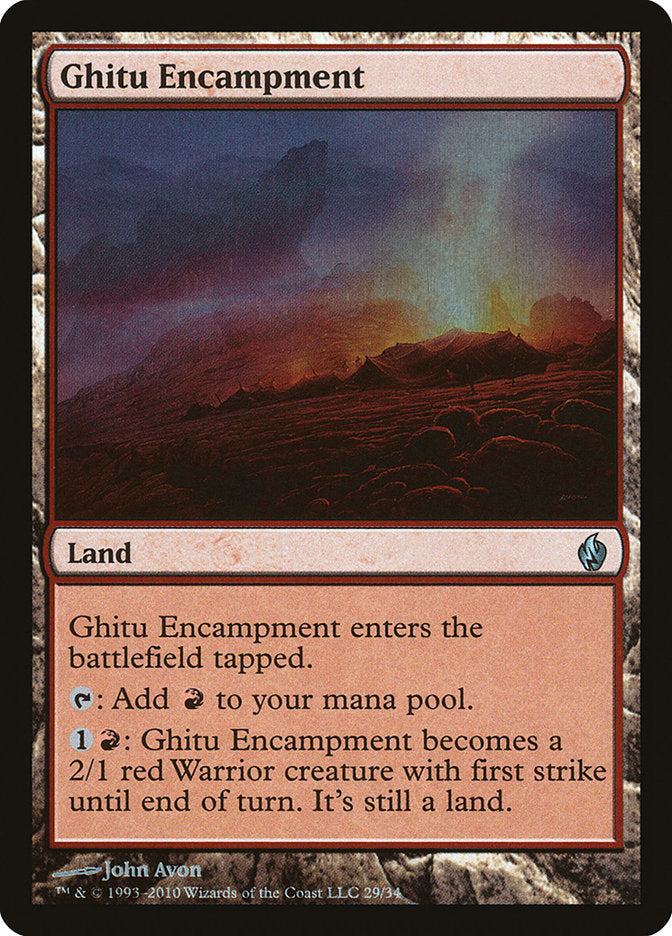 Ghitu Encampment [Premium Deck Series: Fire and Lightning] | Play N Trade Winnipeg